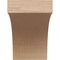 Ekena Millwork 4in. W x 6in. H x 16in. L Huntington Woodgrain TimberThane Rafter Tail, Primed Tan RFTUR04X06X16HUNRCPR - alternate 5